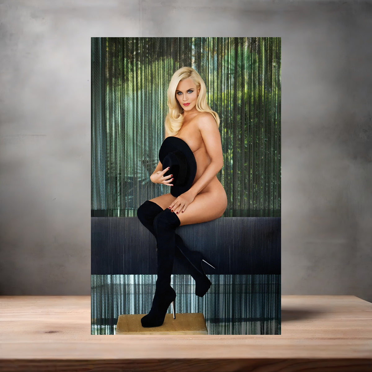 Jenny McCarthy poster prints in multiple sizes and material. Playboy, NSFW v2