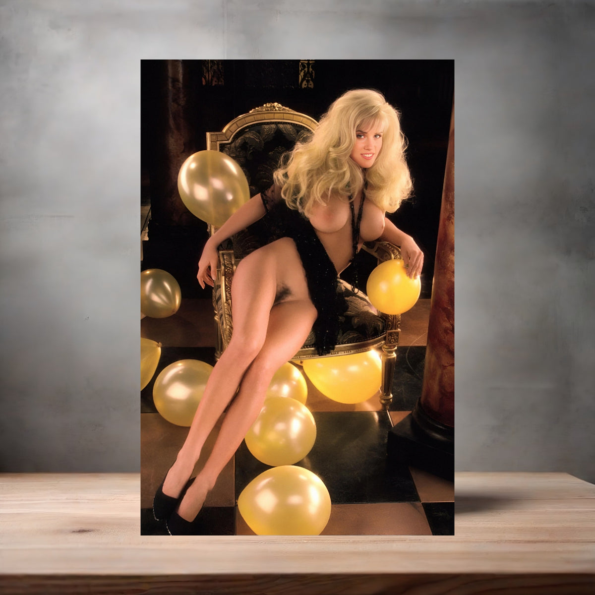Jenny McCarthy poster prints in multiple sizes and material. Playboy, NSFW