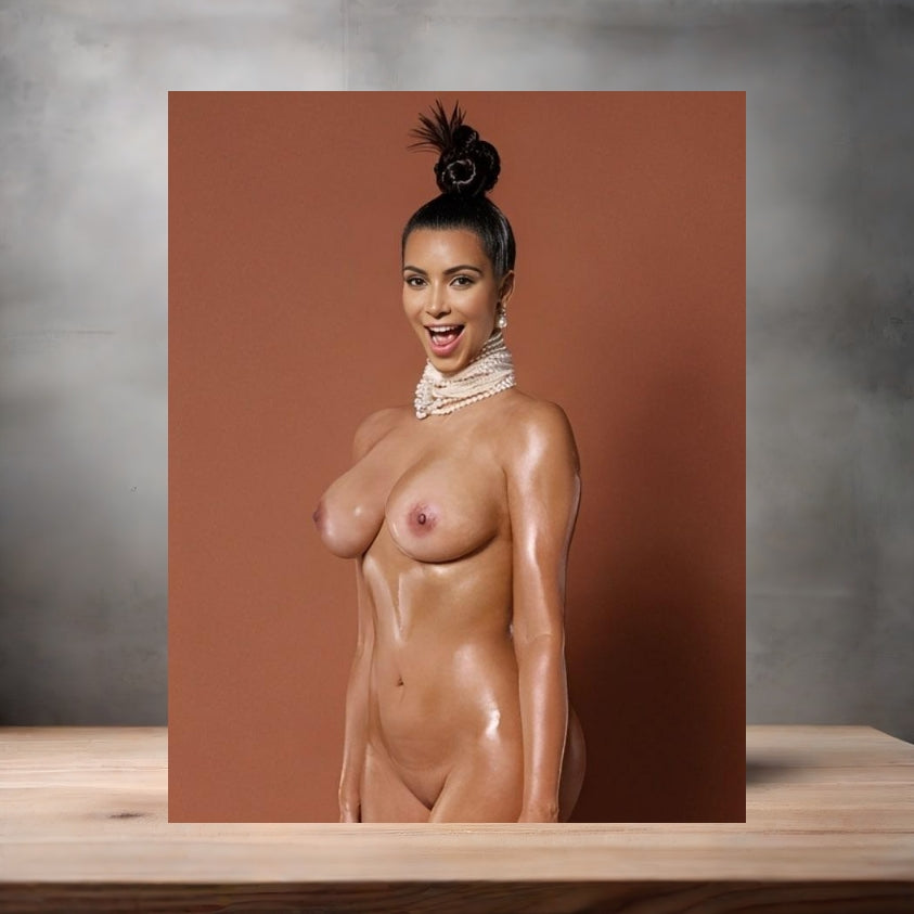 Kim Kardashian poster prints in multiple sizes and material. Playboy, NSFW