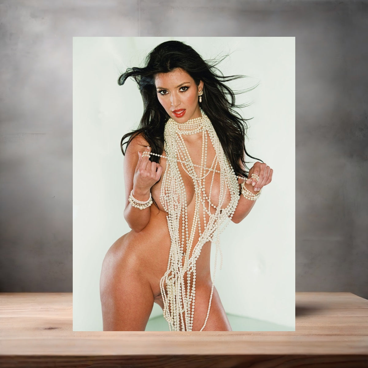 Kim Kardashian poster prints in multiple sizes and material. Playboy, NSFW