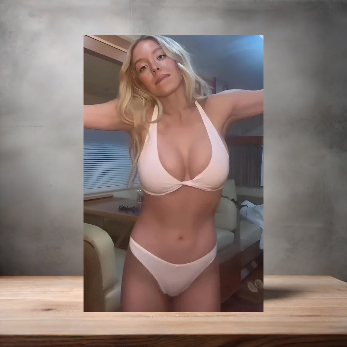 Sydney Sweeney poster prints in multiple sizes and material. NSFW  v2