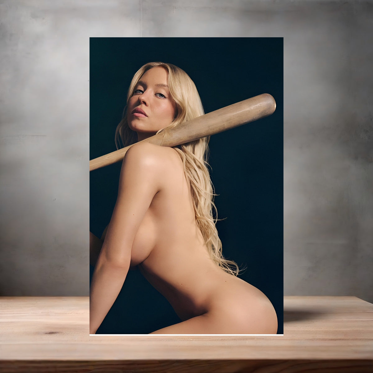 Sydney Sweeney poster prints in multiple sizes and material. NSFW