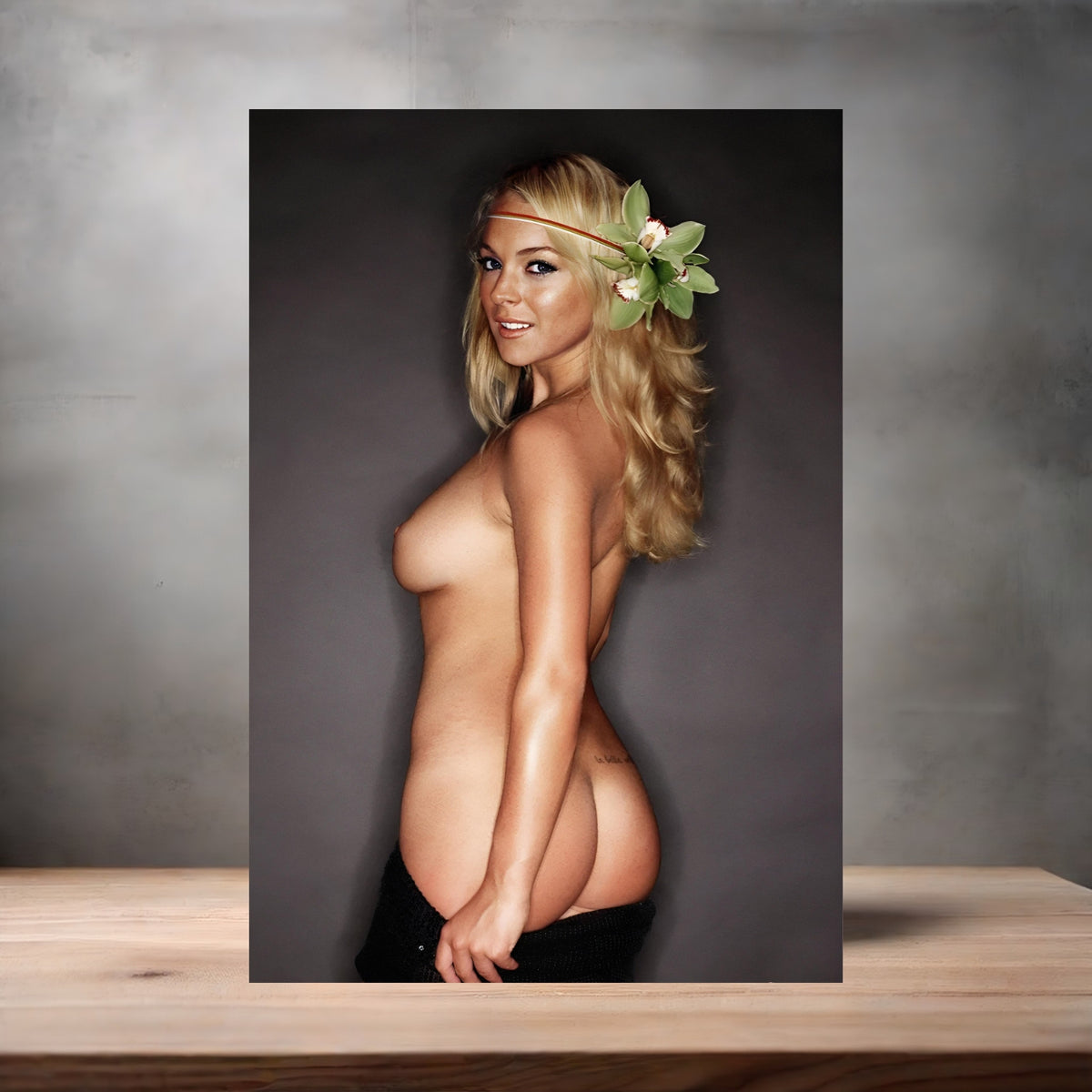 Lindsay Lohan poster prints in multiple sizes and material. Playboy NSFW v2