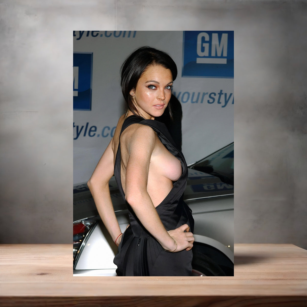 Lindsay Lohan poster prints in multiple sizes and material. Playboy NSFW v2