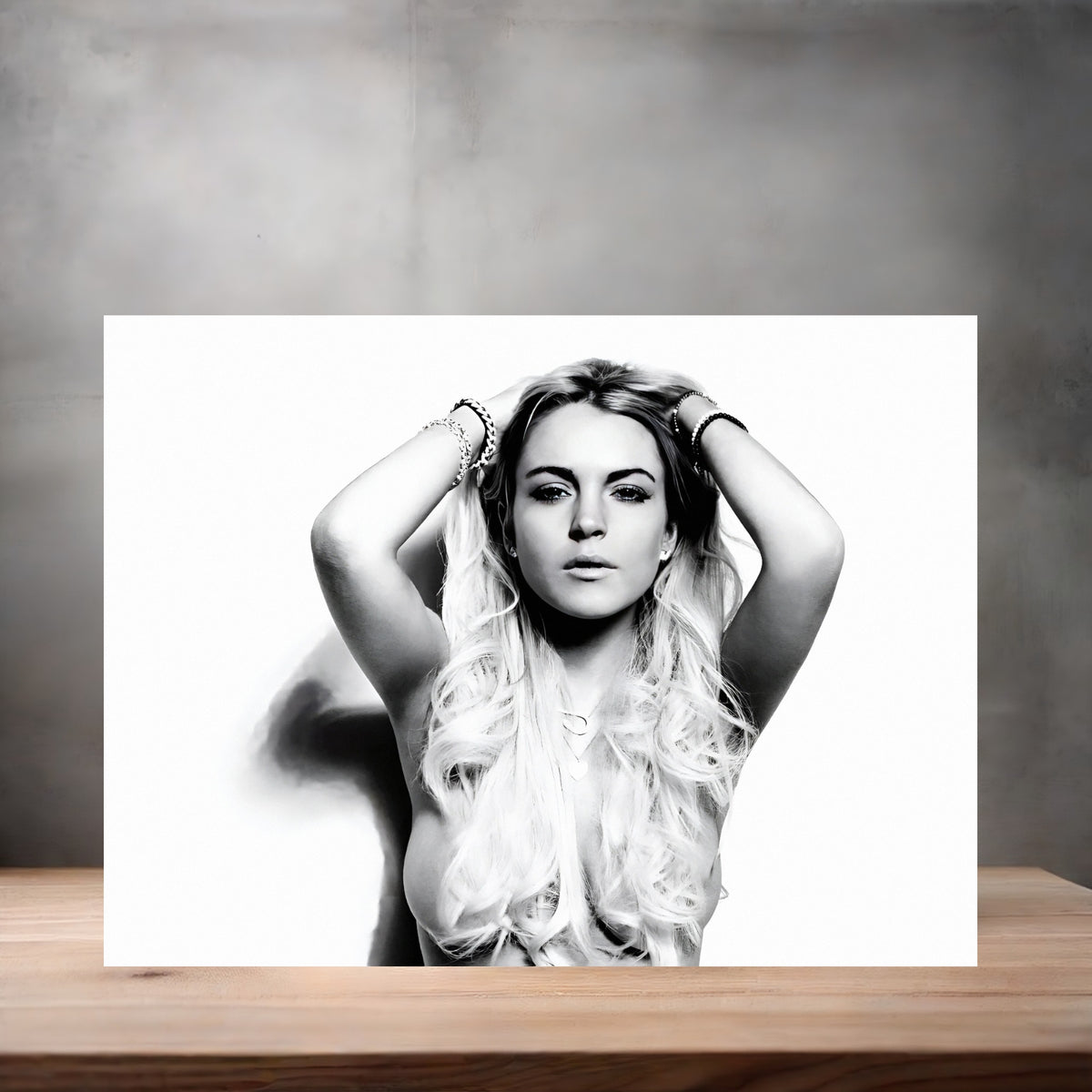 Lindsay Lohan poster prints in multiple sizes and material. Playboy NSFW v2