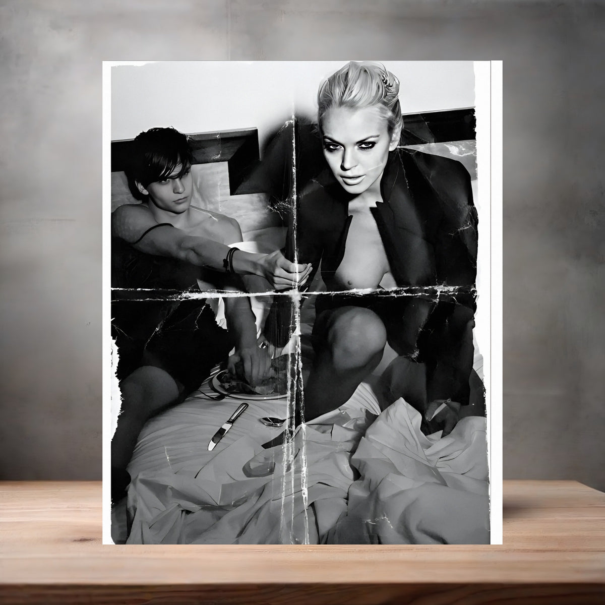 Lindsay Lohan poster prints in multiple sizes and material. Playboy NSFW