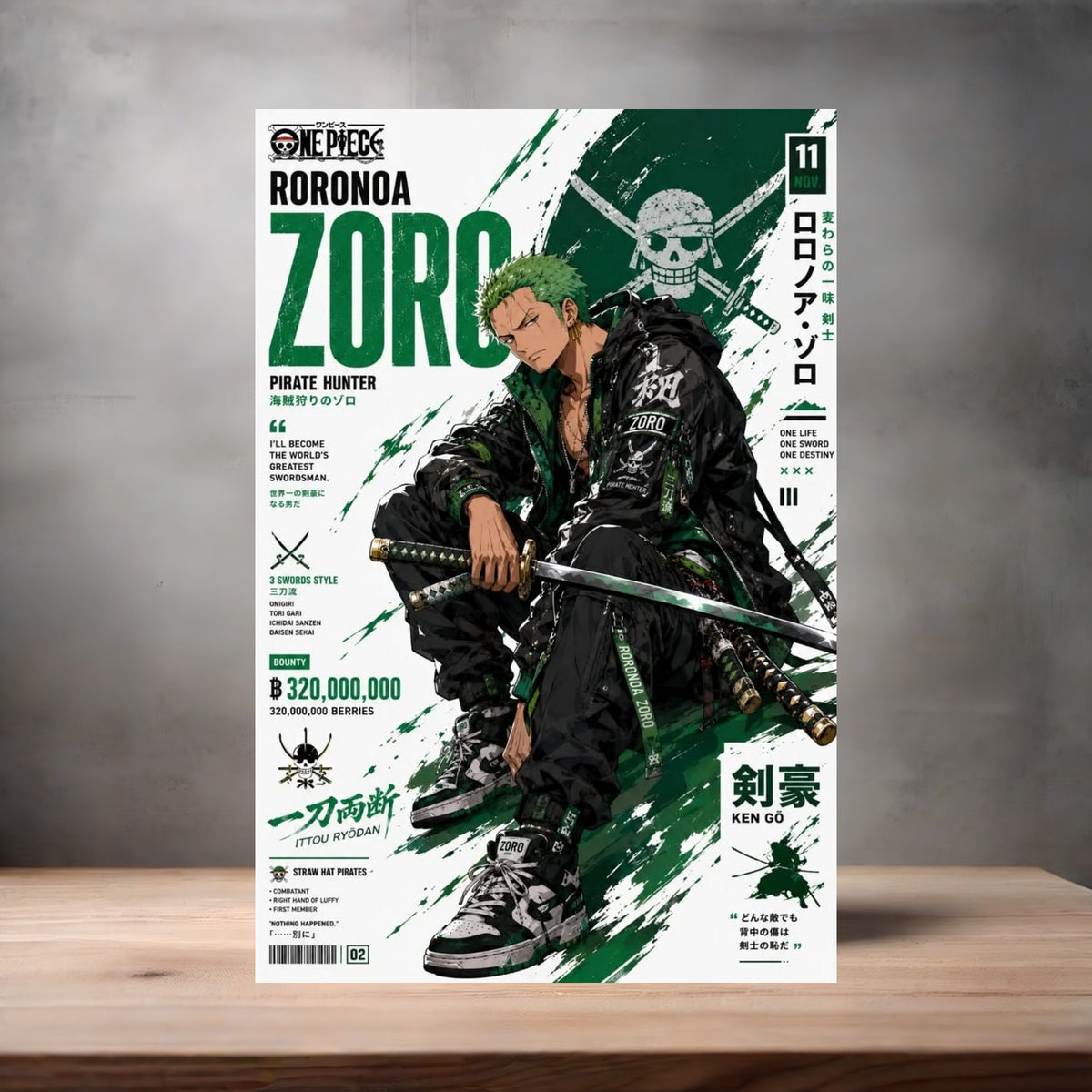 One Piece poster prints in multiple sizes and material. Anime series, 24 posters v3