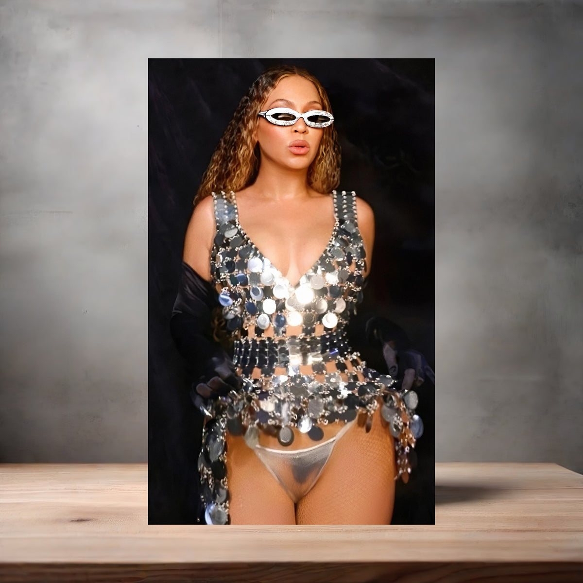 Beyonce poster prints in multiple sizes and material. NSFW, 24 different photos ver 2