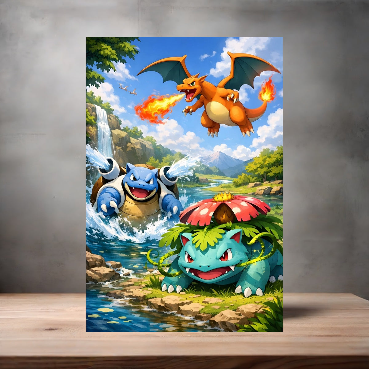 Pokémon poster prints in multiple sizes and material. Anime series, 24 posters Pikachu and more