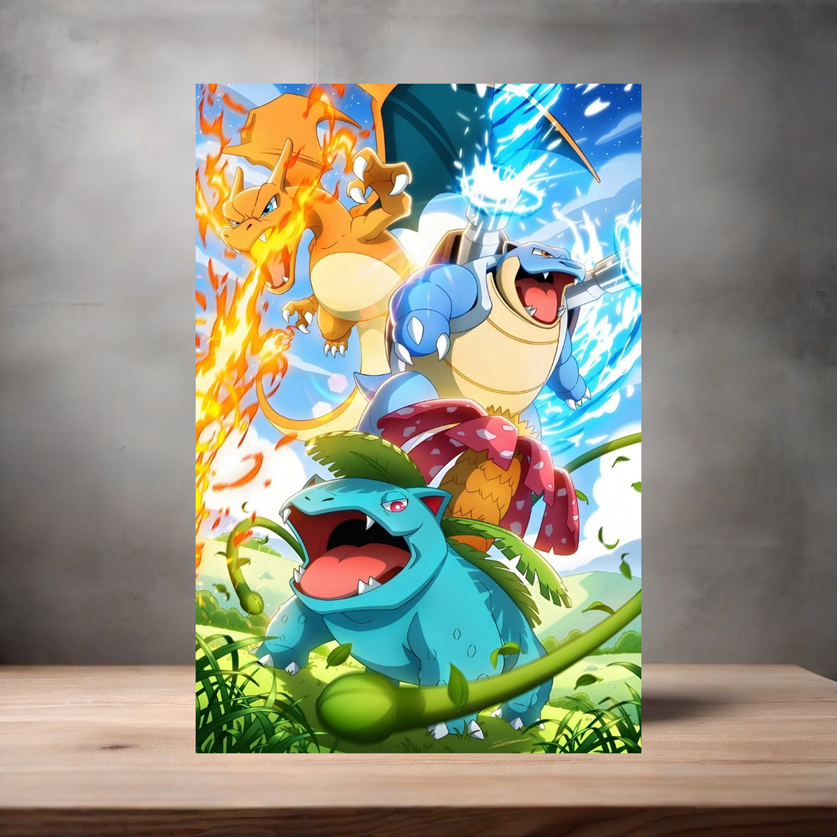 Pokémon poster prints in multiple sizes and material. Anime series, 24 posters Pikachu and more