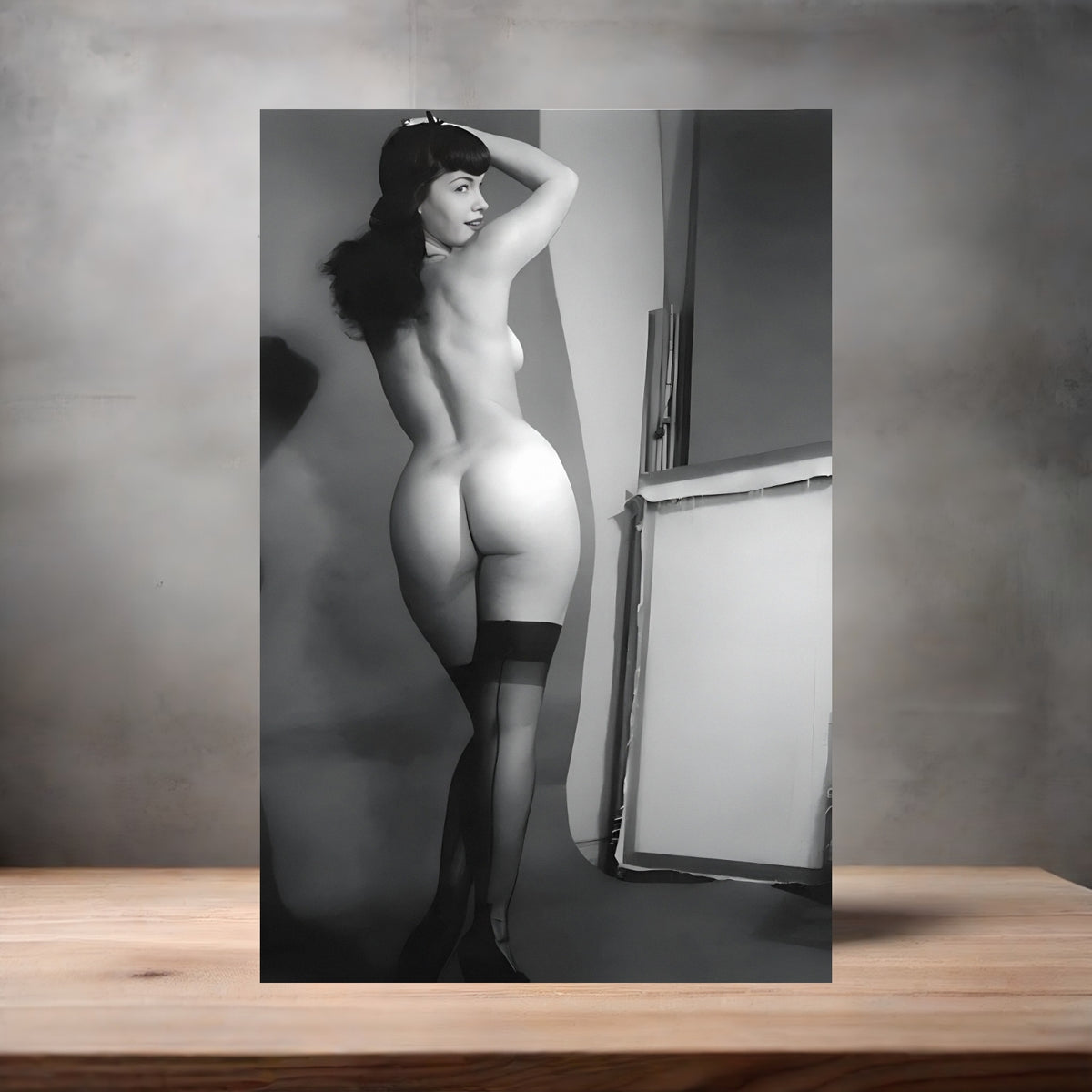 Bettie Page poster prints in multiple sizes and material. Playboy NSFW 24 options