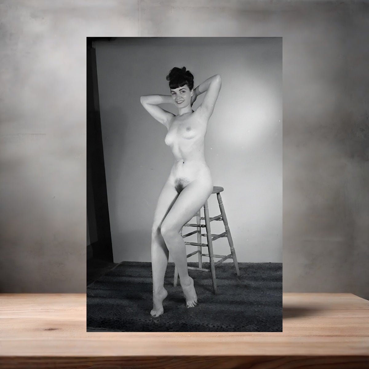 Bettie Page poster prints in multiple sizes and material. Playboy NSFW 24 options