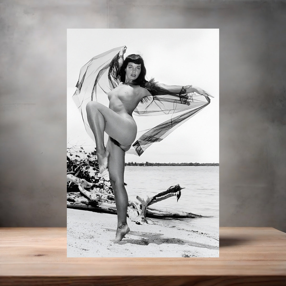 Bettie Page poster prints in multiple sizes and material. Playboy NSFW 24 options