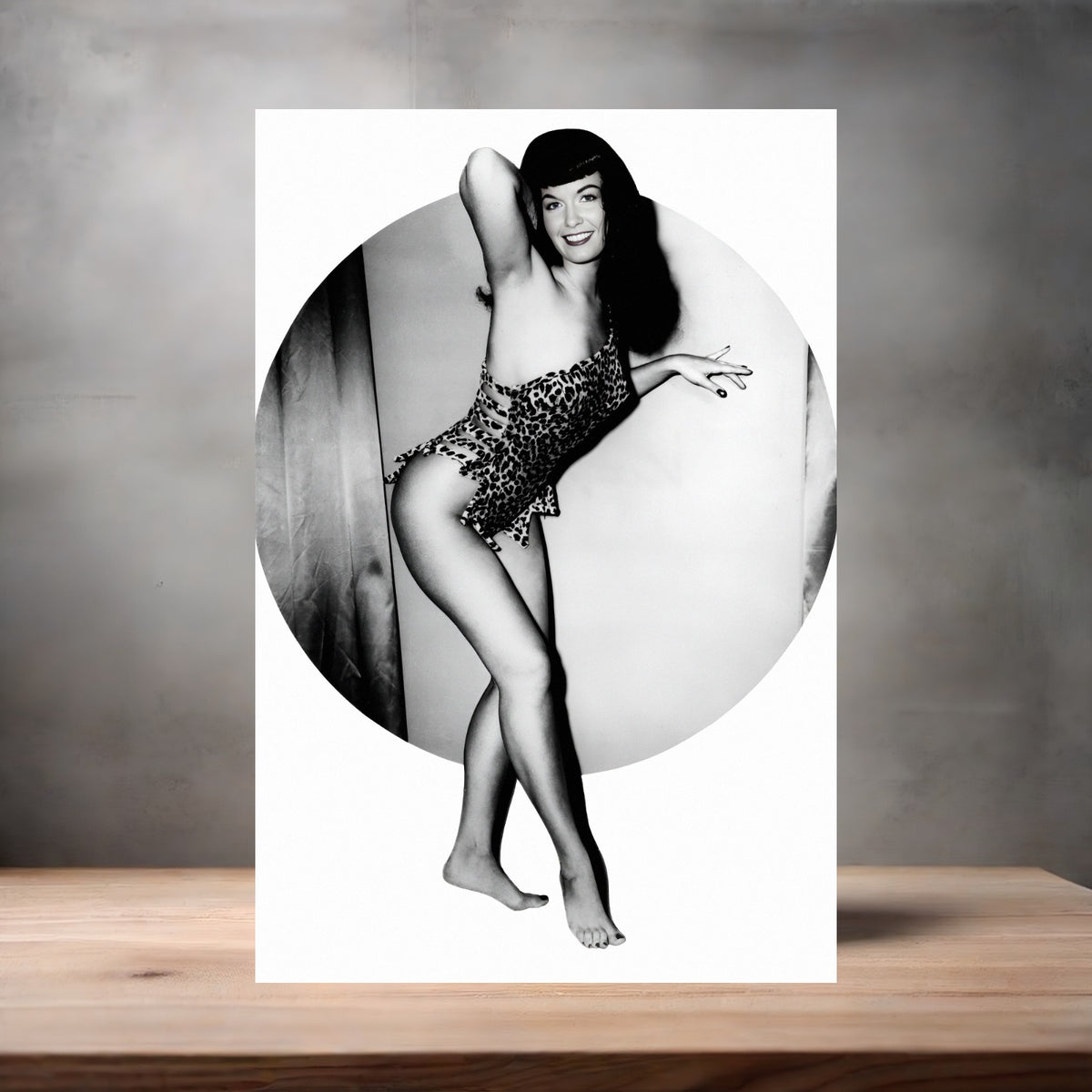 Bettie Page poster prints in multiple sizes and material. Playboy NSFW 24 options