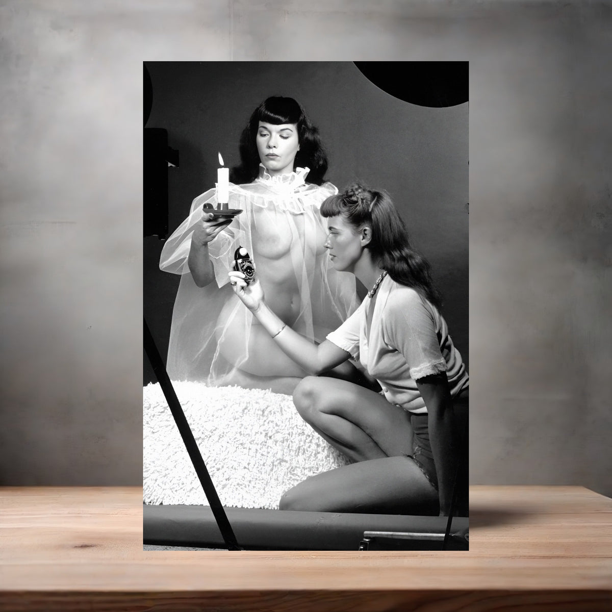 Bettie Page poster prints in multiple sizes and material. Playboy NSFW 24 options