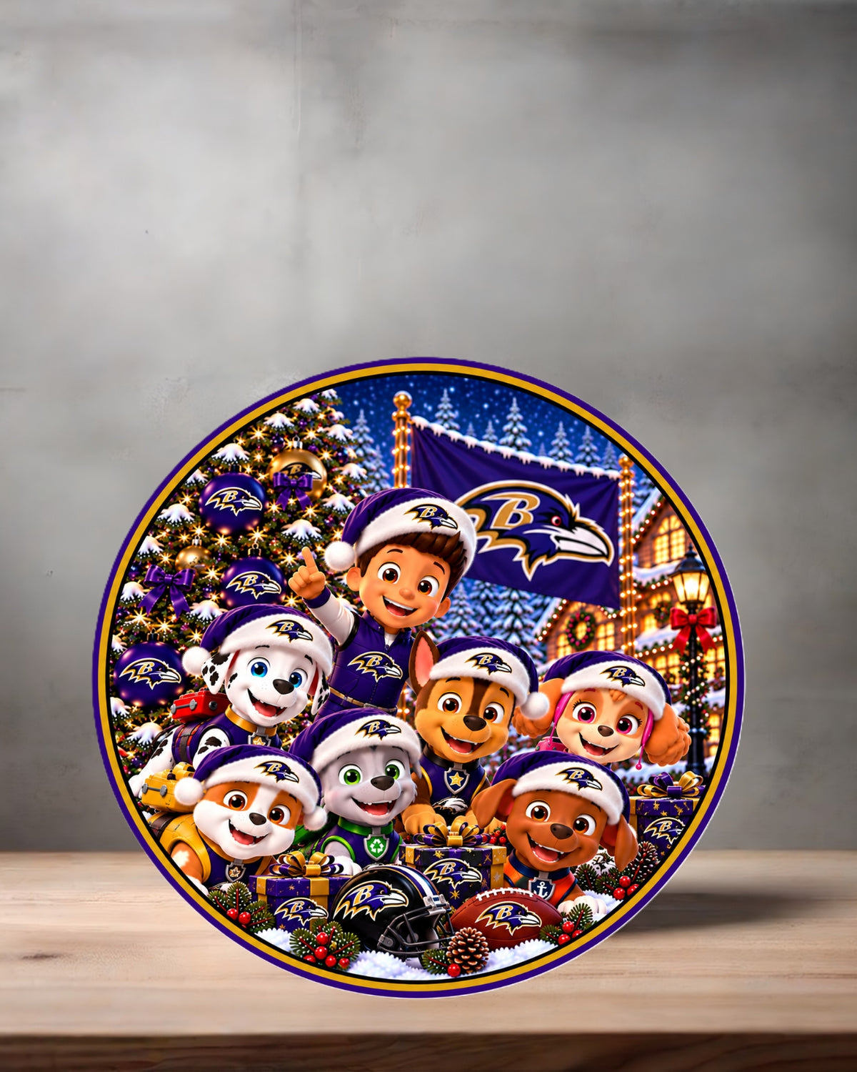 NFL Paw Patrol ceramic Christmas ornament. 16 options to choose from. All AFC teams