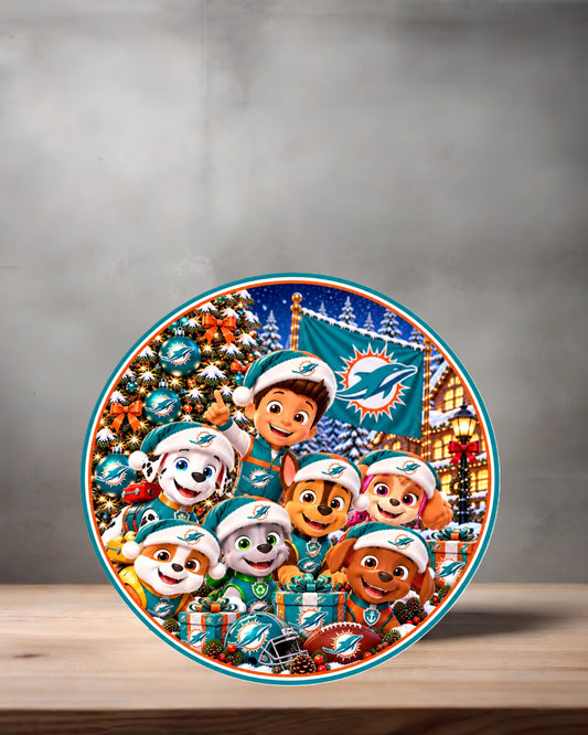 NFL Paw Patrol ceramic Christmas ornament. 16 options to choose from. All AFC teams