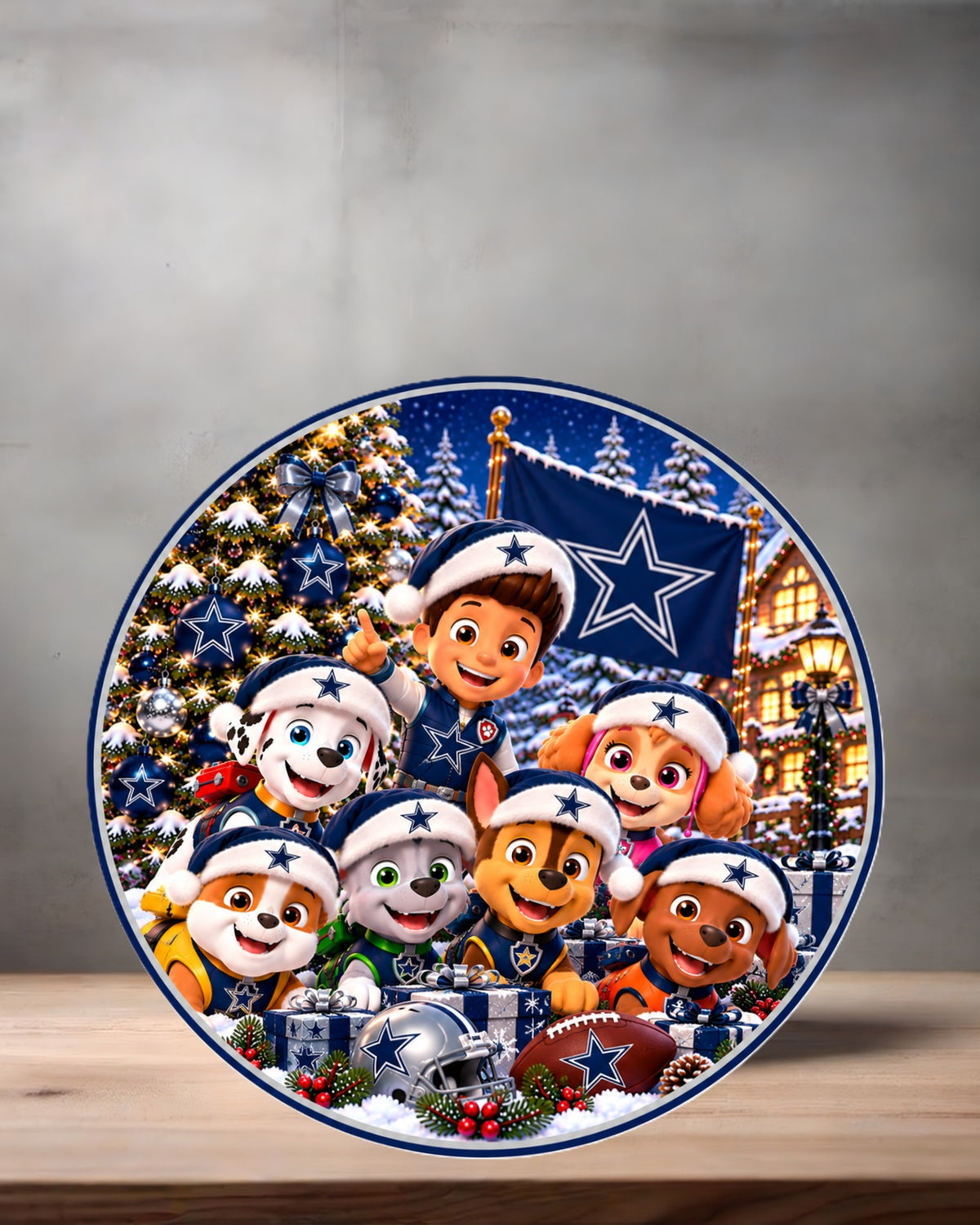 NFL Paw Patrol ceramic Christmas ornament. 16 options to choose from. All NFC teams