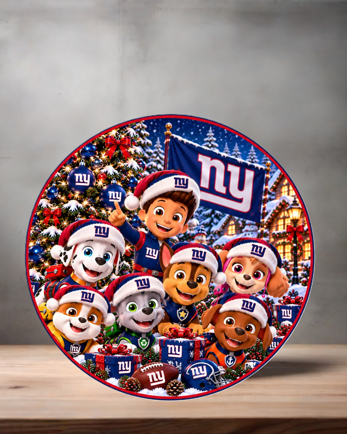 NFL Paw Patrol ceramic Christmas ornament. 16 options to choose from. All NFC teams