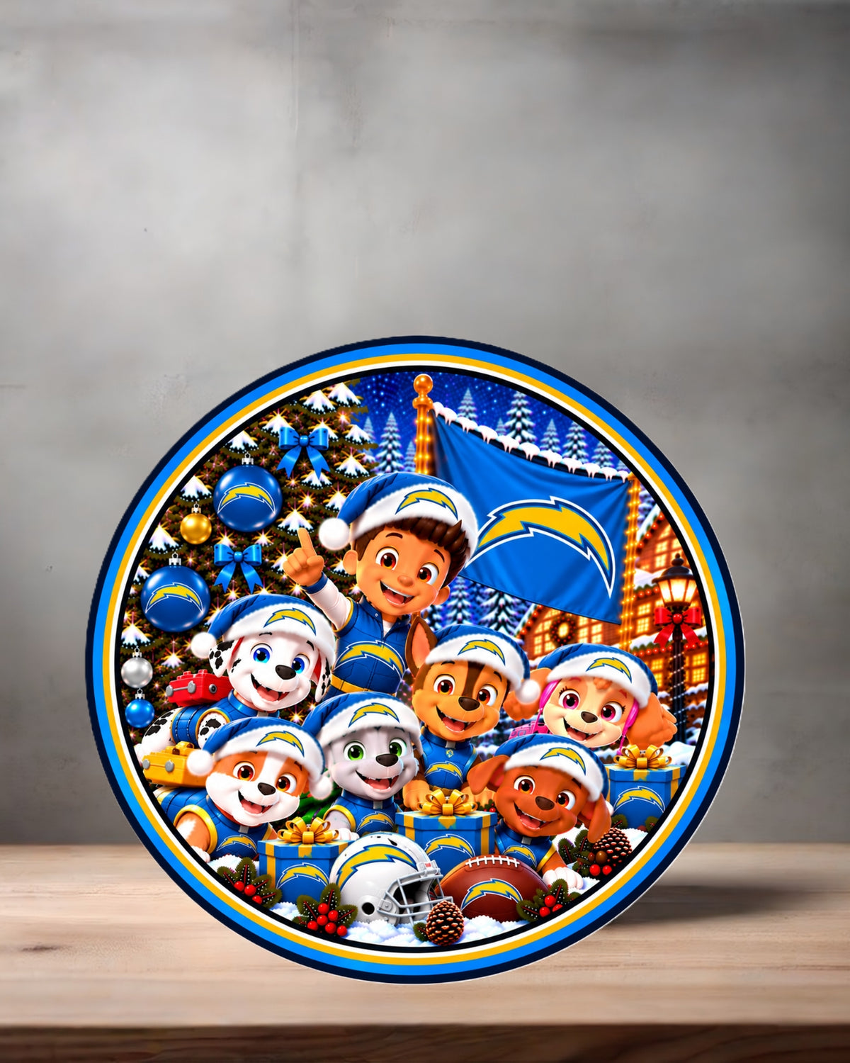 NFL Paw Patrol ceramic Christmas ornament. 16 options to choose from. All AFC teams