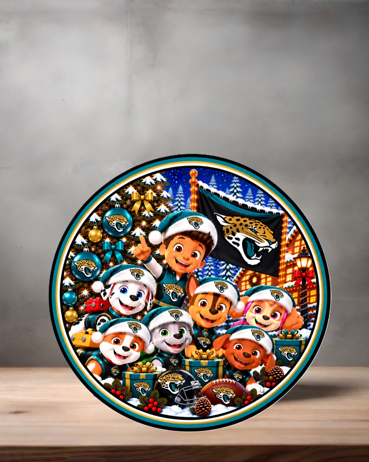 NFL Paw Patrol ceramic Christmas ornament. 16 options to choose from. All AFC teams