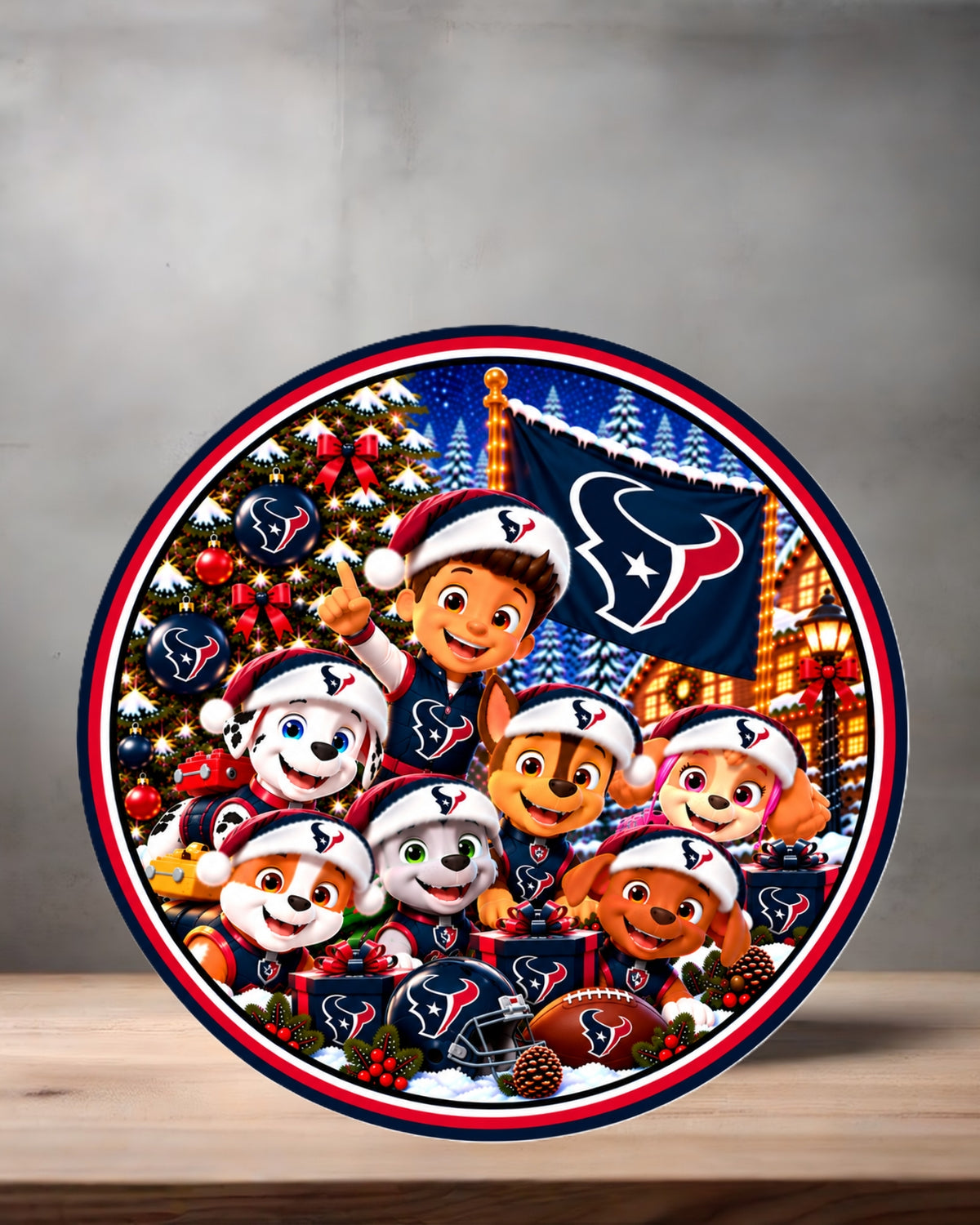 NFL Paw Patrol ceramic Christmas ornament. 16 options to choose from. All AFC teams