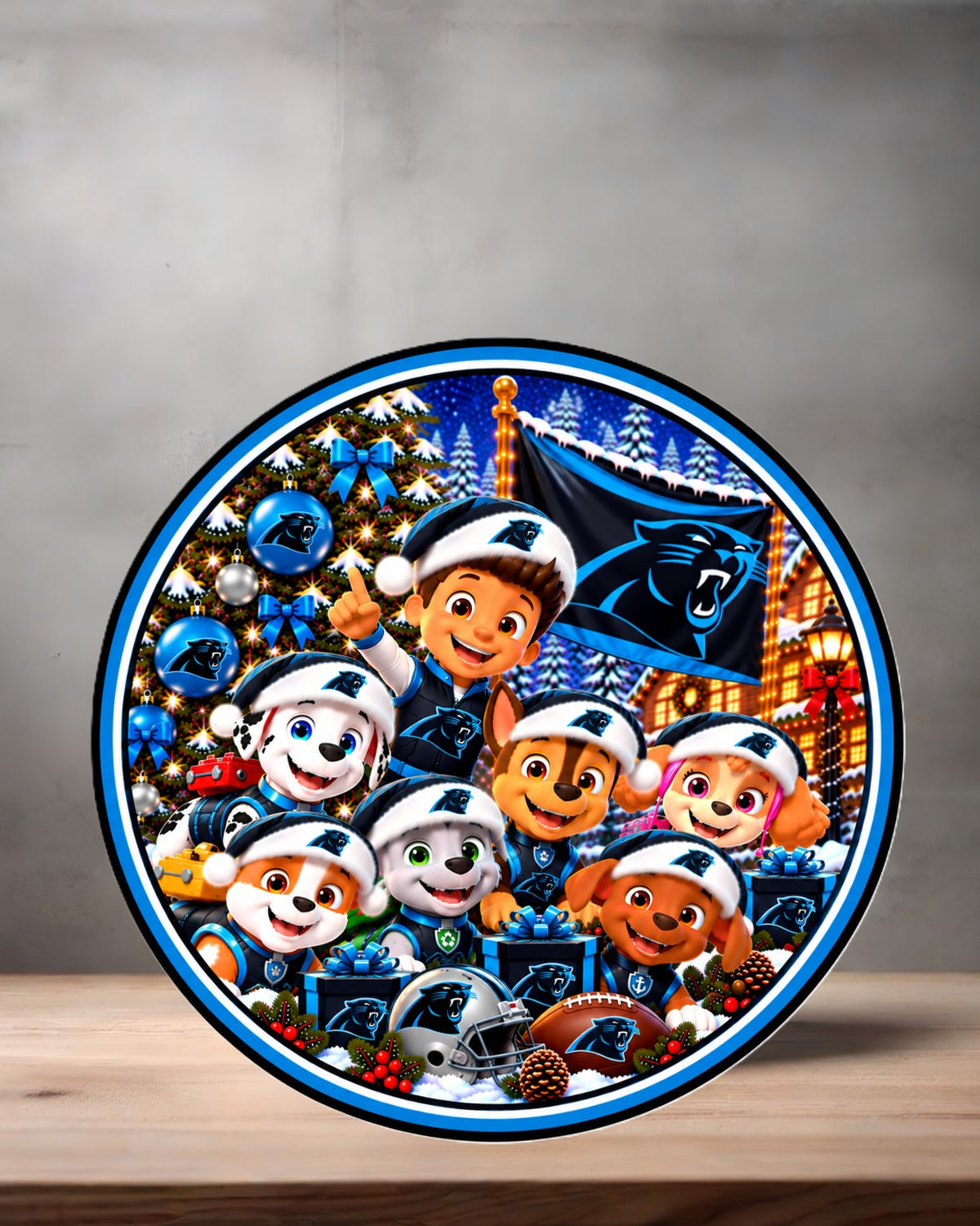 NFL Paw Patrol ceramic Christmas ornament. 16 options to choose from. All NFC teams