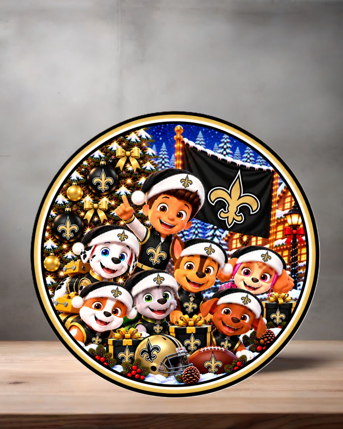 NFL Paw Patrol ceramic Christmas ornament. 16 options to choose from. All NFC teams