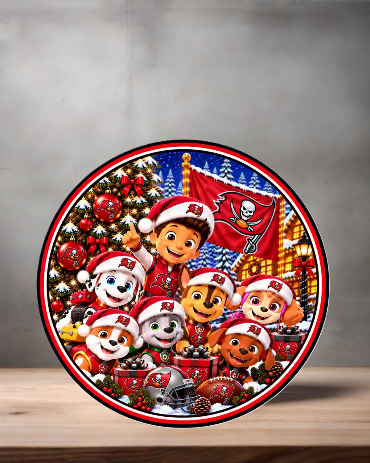 NFL Paw Patrol ceramic Christmas ornament. 16 options to choose from. All NFC teams