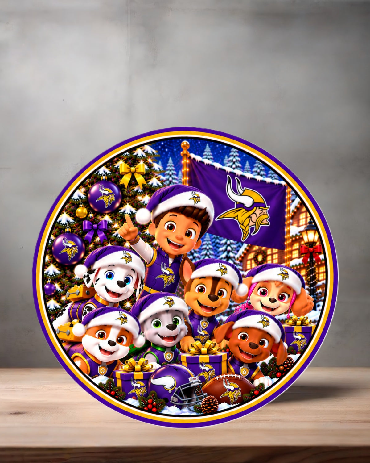 NFL Paw Patrol ceramic Christmas ornament. 16 options to choose from. All NFC teams
