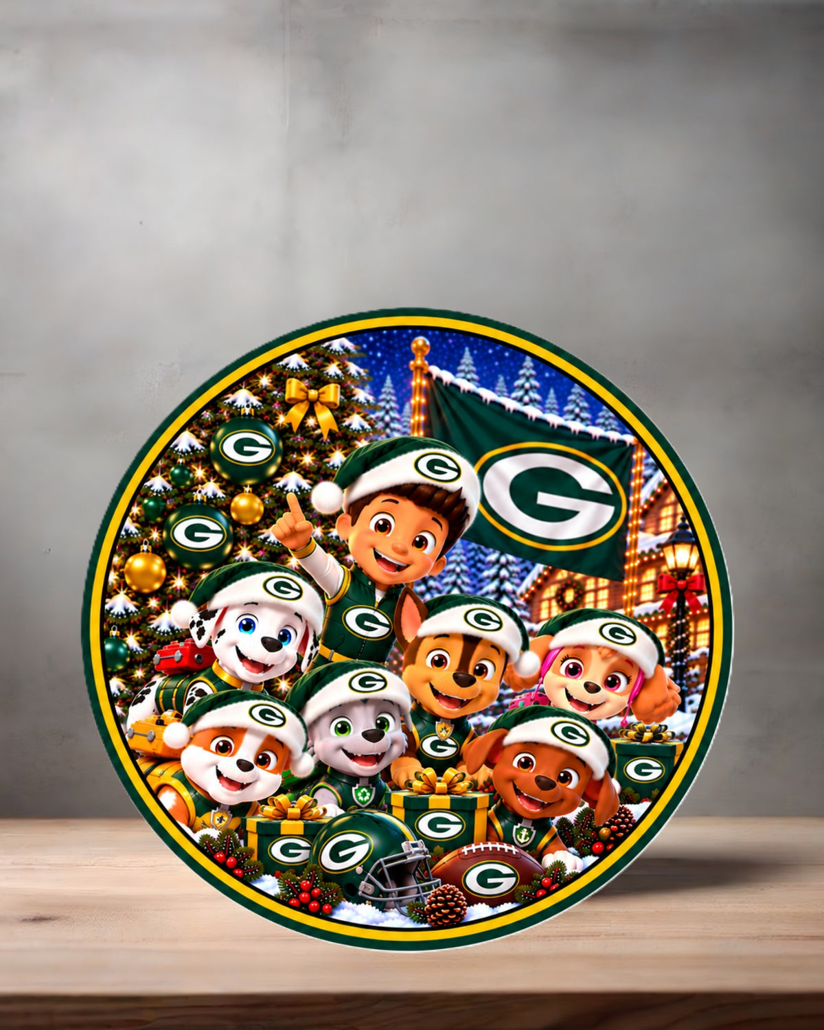NFL Paw Patrol ceramic Christmas ornament. 16 options to choose from. All NFC teams