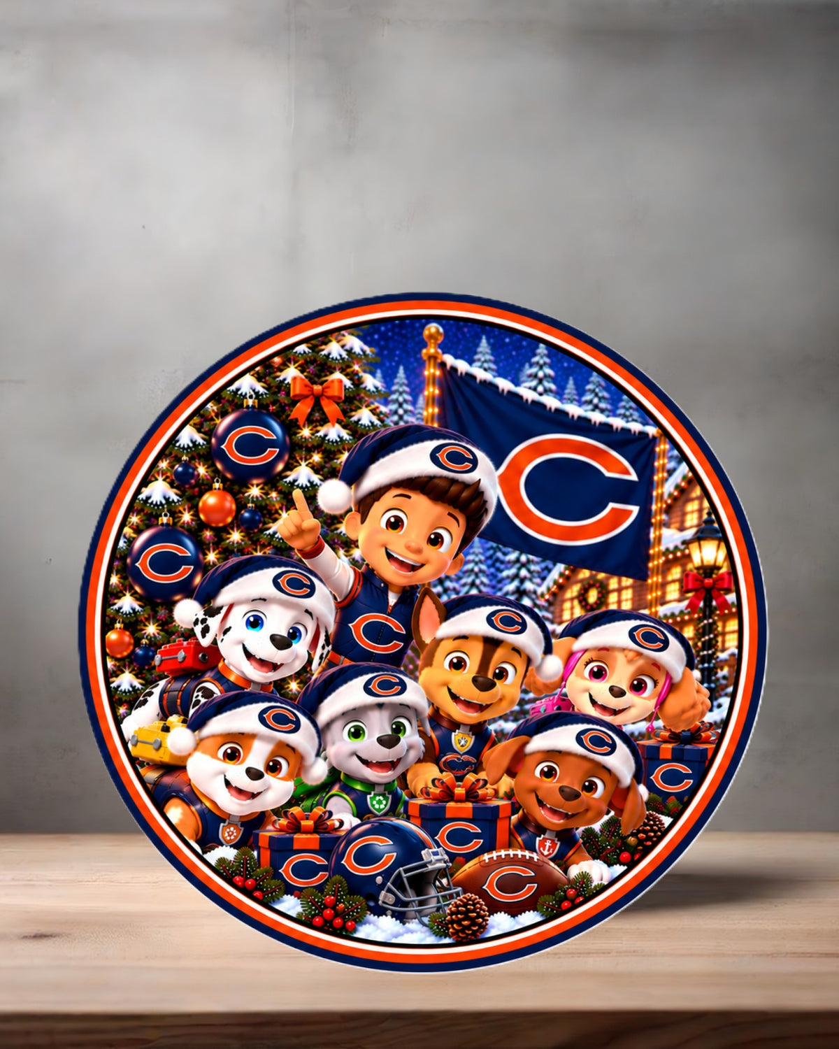 NFL Paw Patrol ceramic Christmas ornament. 16 options to choose from. All NFC teams