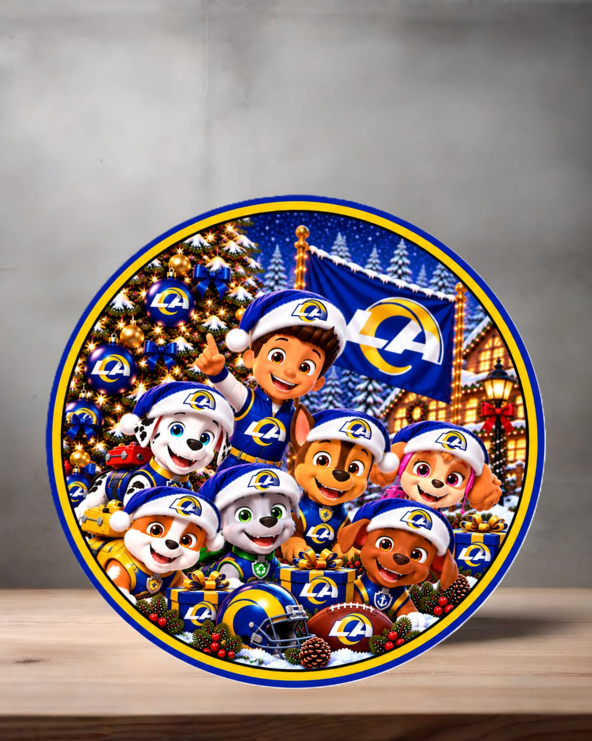 NFL Paw Patrol ceramic Christmas ornament. 16 options to choose from. All NFC teams