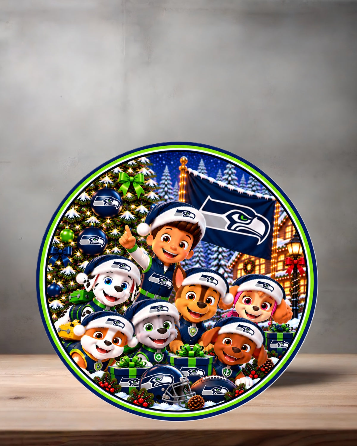 NFL Paw Patrol ceramic Christmas ornament. 16 options to choose from. All NFC teams