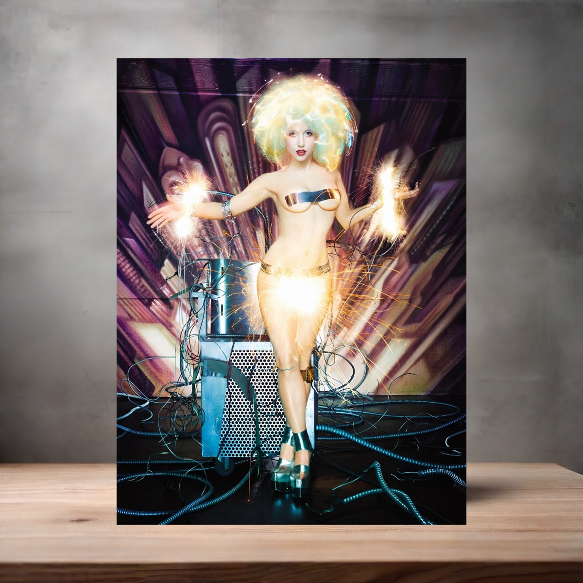 David LaChapelle 8.5" x 11" art print set of 2, glossy and matte. Multiple options, Lady Gaga