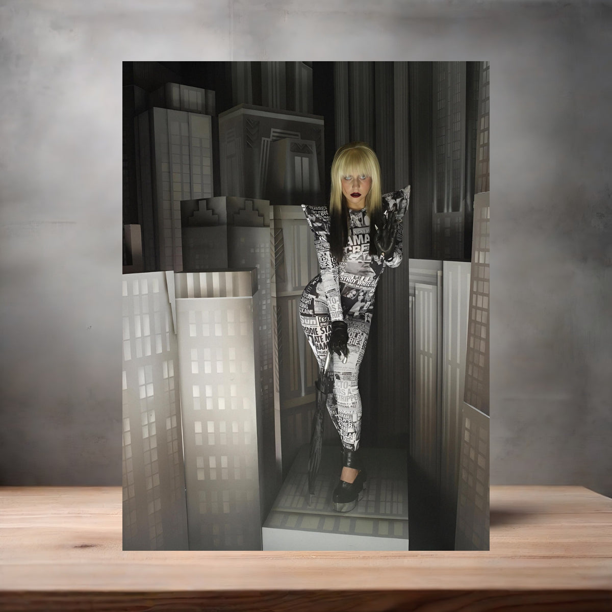 David LaChapelle 8.5" x 11" art print set of 2, glossy and matte. Multiple options, Lady Gaga