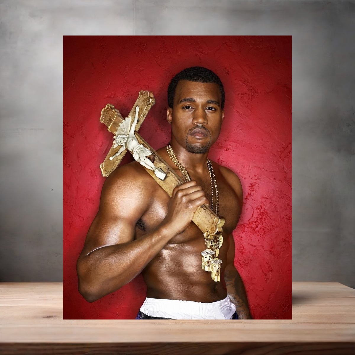 David LaChapelle 8.5" x 11" art print set of 2, glossy and matte. Multiple options Kanye West