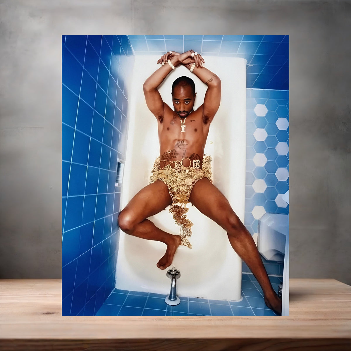 David LaChapelle 8.5" x 11" art print set of 2, glossy and matte. Multiple options, Tupac Shakur 2PAC