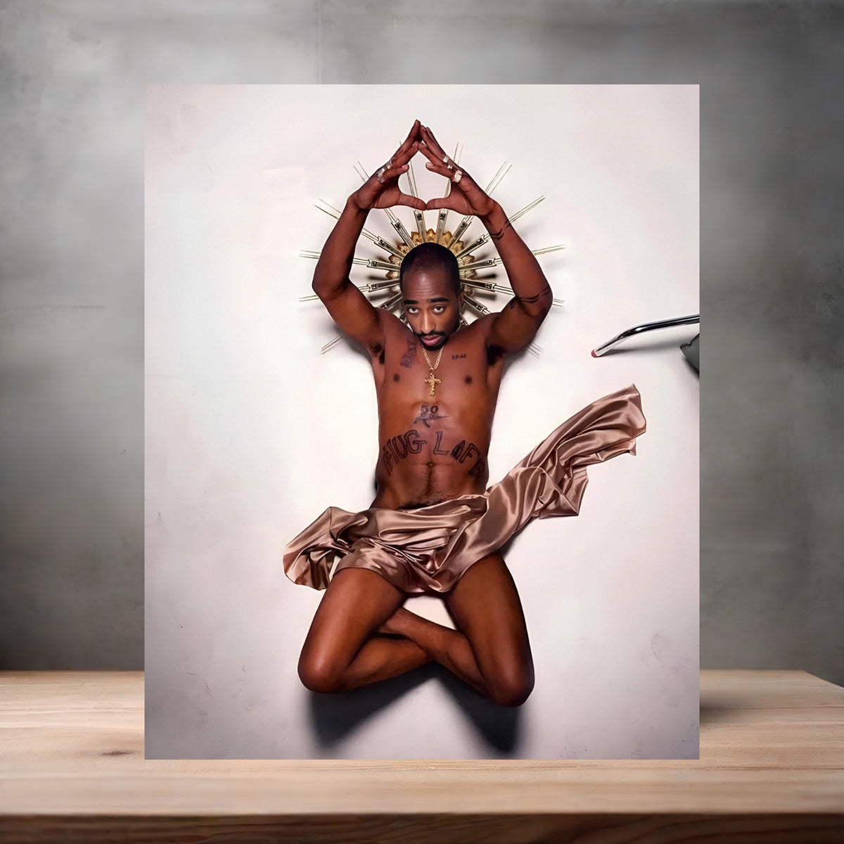 David LaChapelle 8.5" x 11" art print set of 2, glossy and matte. Multiple options, Tupac Shakur 2PAC