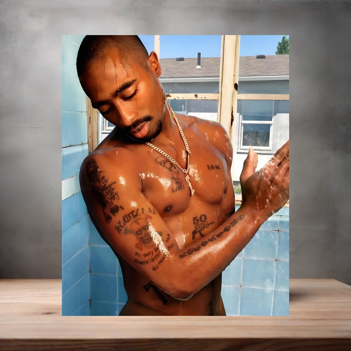 David LaChapelle 8.5" x 11" art print set of 2, glossy and matte. Multiple options, Tupac Shakur 2PAC