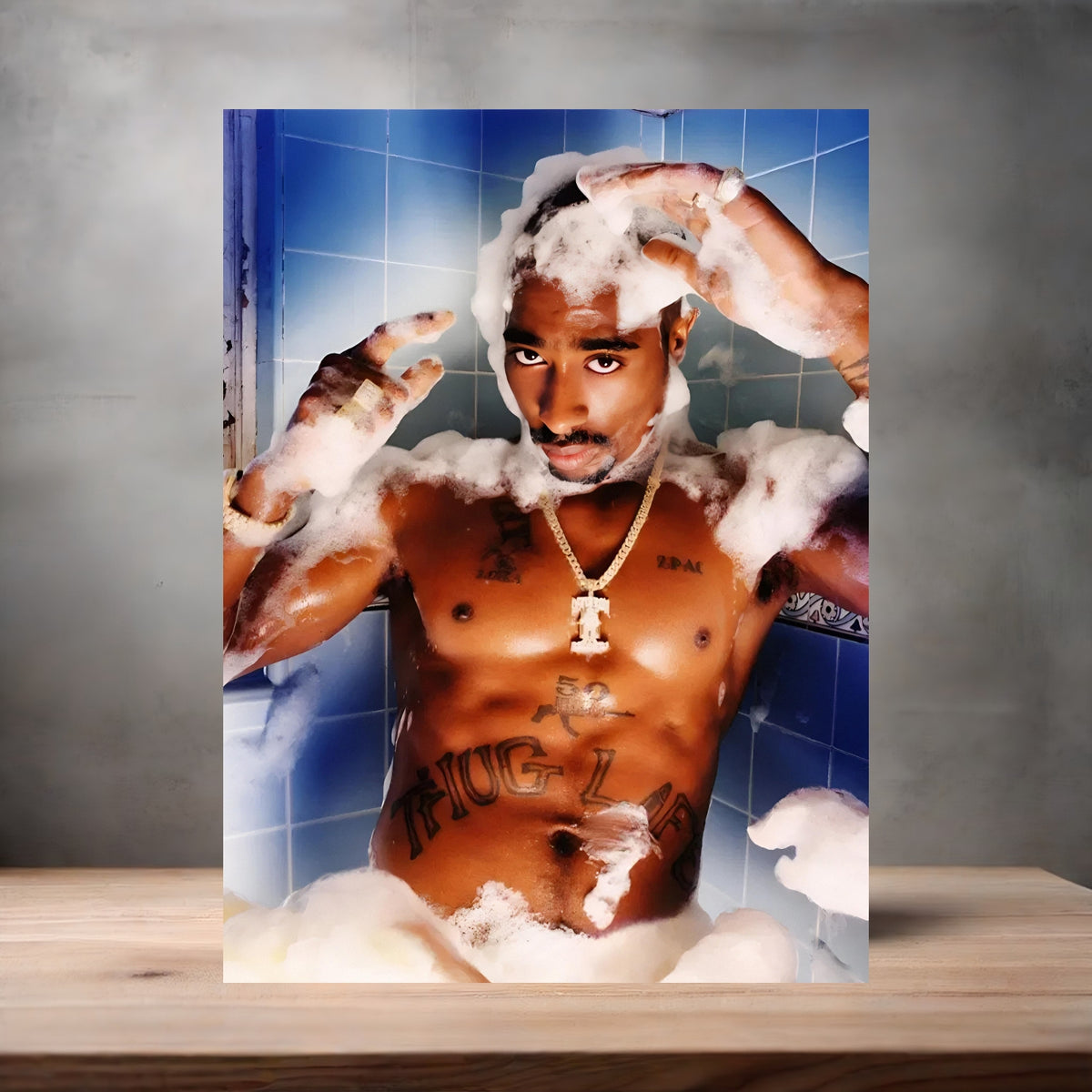 David LaChapelle 8.5" x 11" art print set of 2, glossy and matte. Multiple options, Tupac Shakur 2PAC