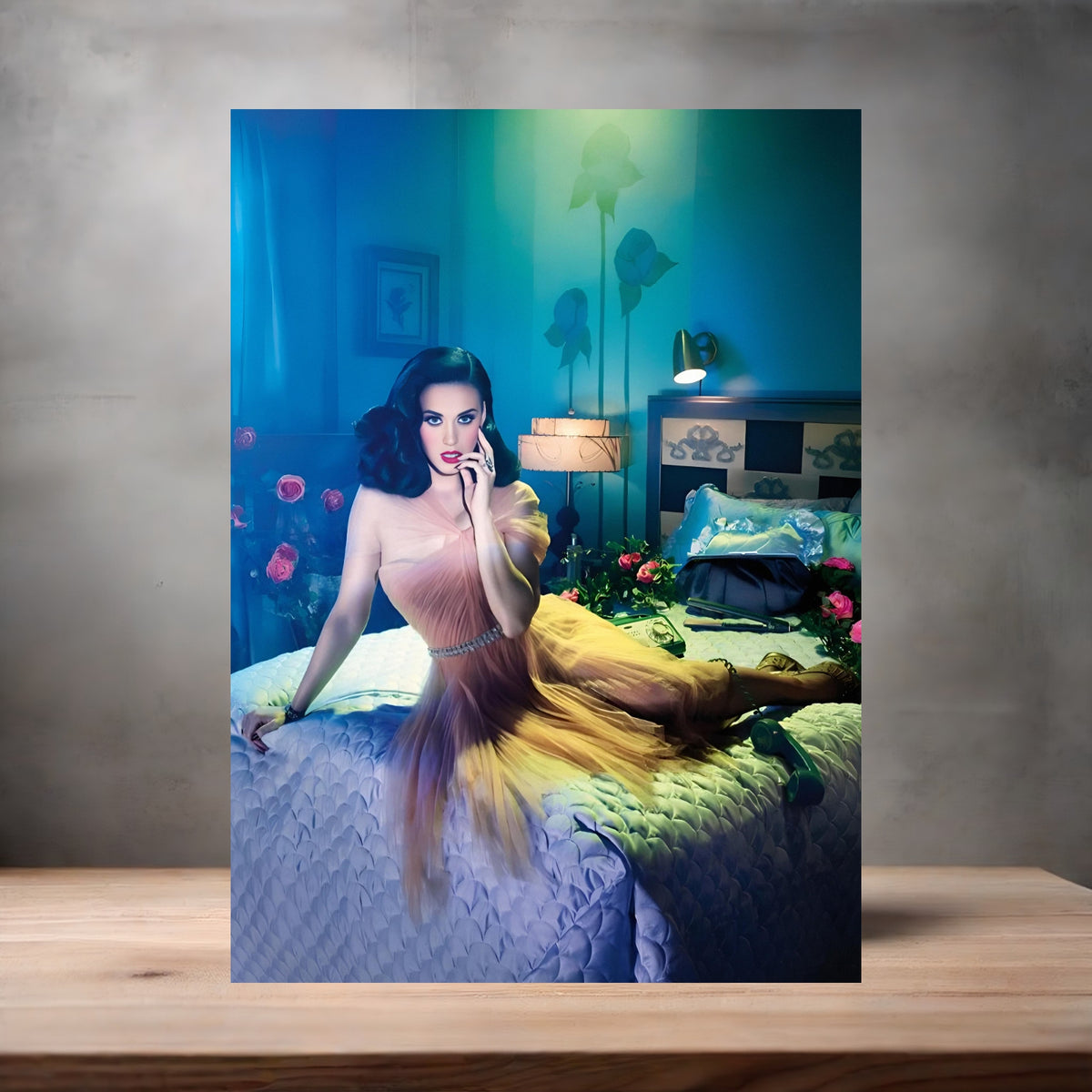 David LaChapelle 8.5" x 11" art print set of 2, glossy and matte. Katy Perry