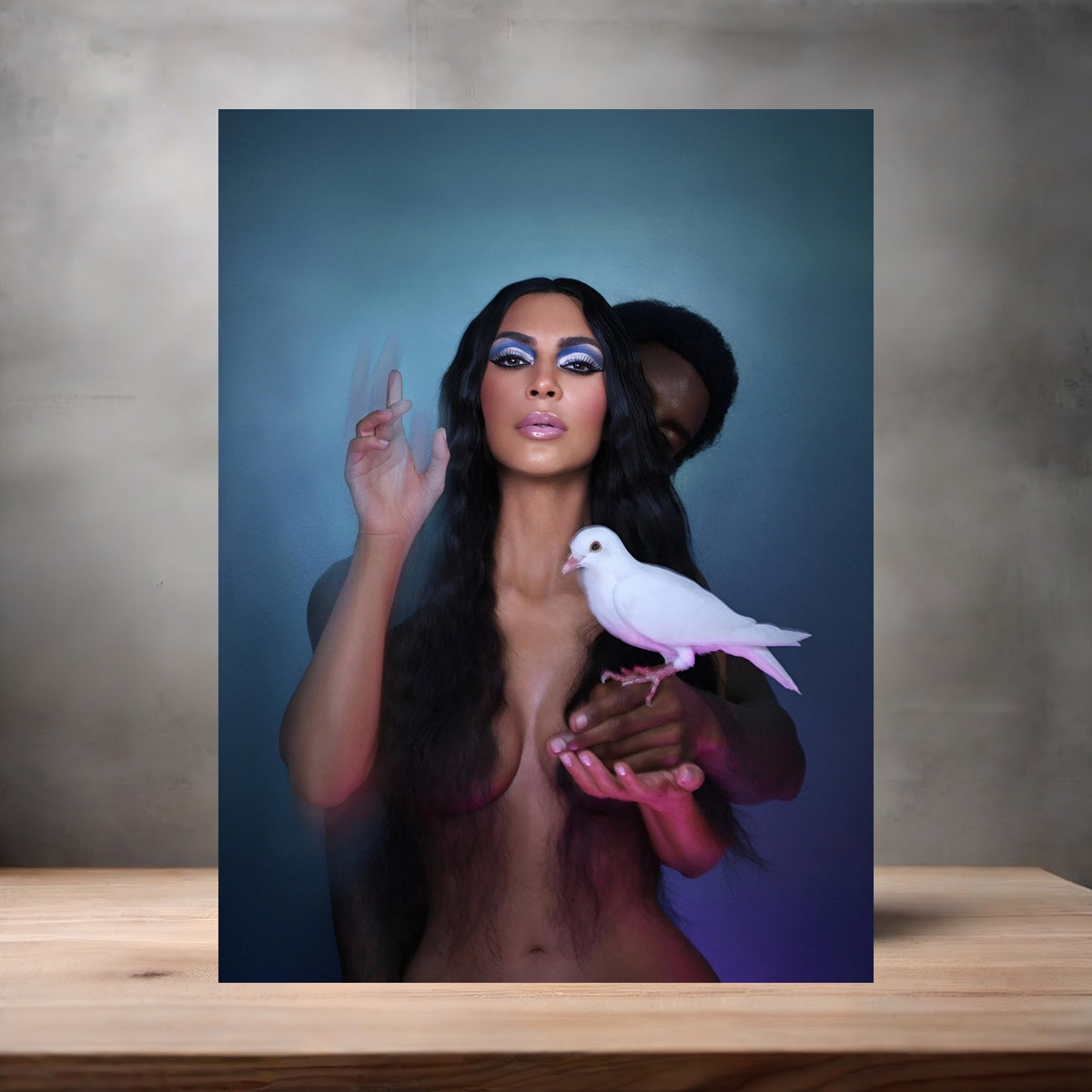 David LaChapelle 8.5" x 11" art print set of 2, glossy and matte. Multiple options Kim Kardashian