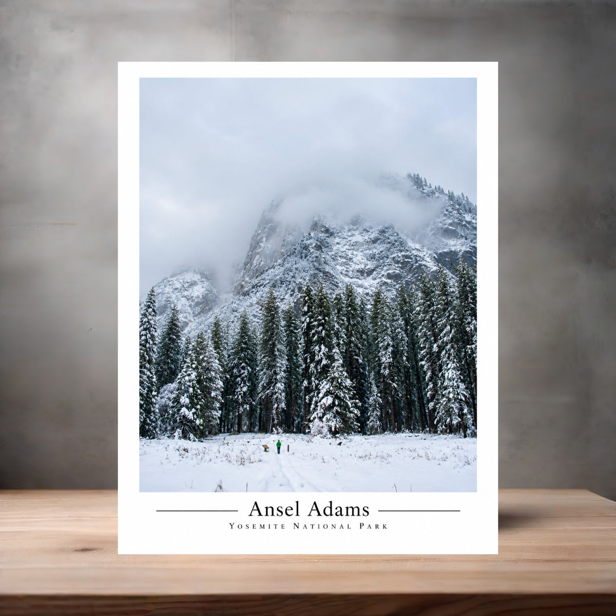 Ansel Adams 8.5" x 11" art print set of 2, glossy and matte. Yosemite National Park