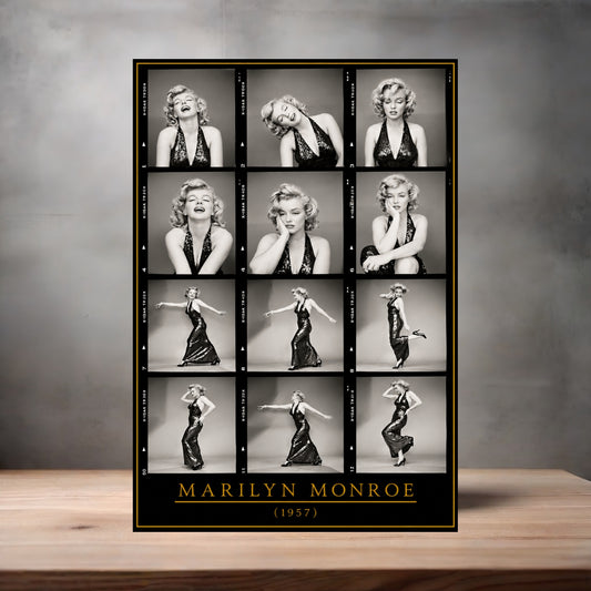 Richard Avedon 8.5" x 11" art print set of 2, glossy and matte. Marilyn Monroe
