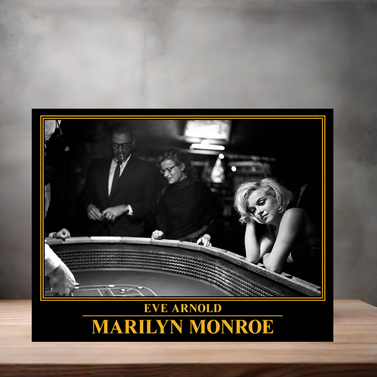 Eve Arnold 8.5" x 11" art print set of 2, glossy and matte. Marilyn Monroe Gold Collection f