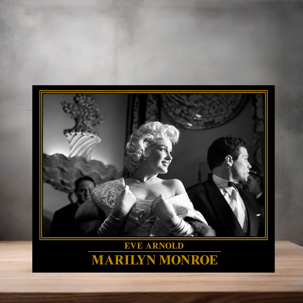 Eve Arnold 8.5" x 11" art print set of 2, glossy and matte. Marilyn Monroe Gold Collection h