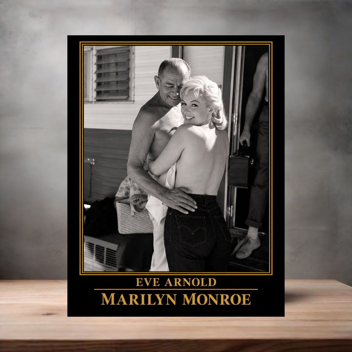 Eve Arnold 8.5" x 11" art print set of 2, glossy and matte. Marilyn Monroe Gold Collection n