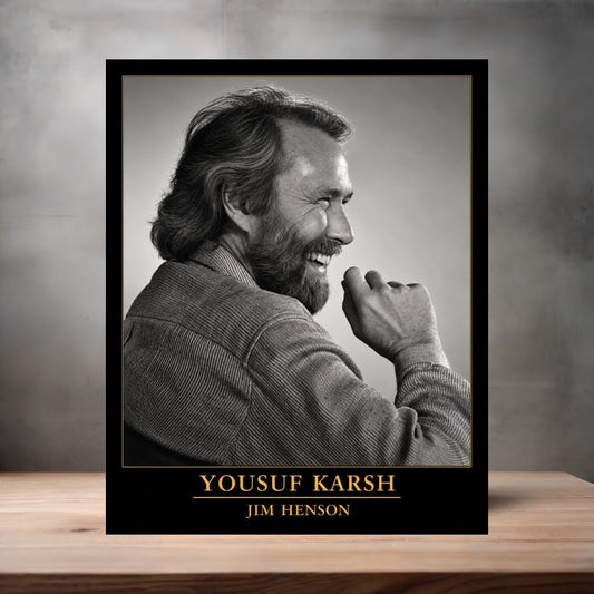 Yousuf Karsh 8.5" x 11" art print set of 2, glossy and matte. Jim Henson v2