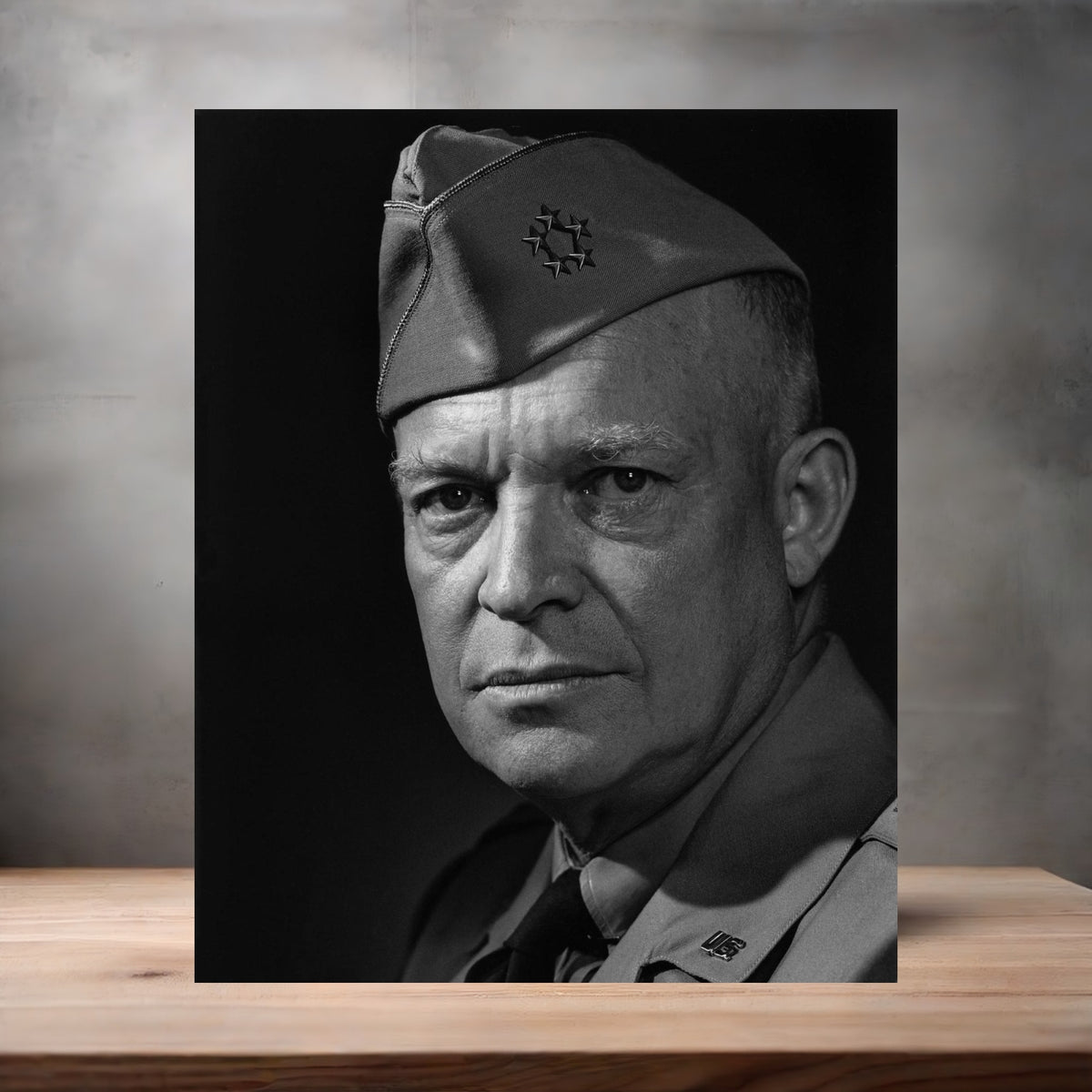 Yousuf Karsh 8.5" x 11" art print set of 2, glossy and matte. Dwight D. Eisenhower